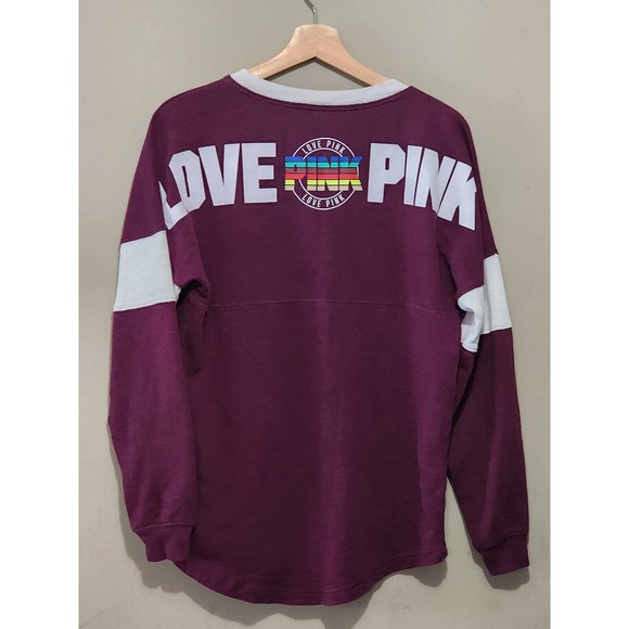 VICTORIA'S SECRET PINK V-NECK SWEATSHIRT SIZE XS - Picture 3 of 6